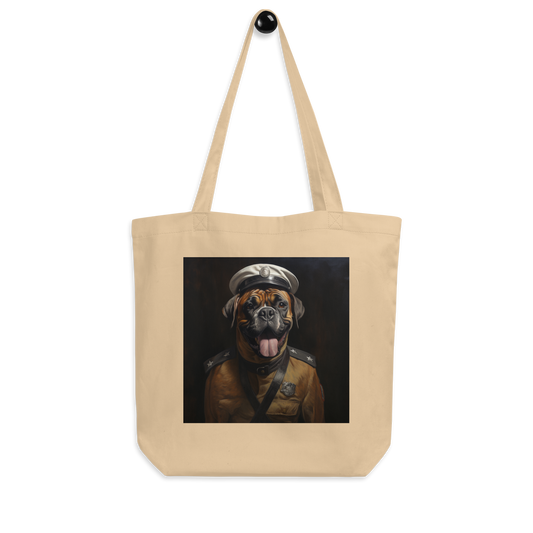 Boxer Military Person Eco Tote Bag