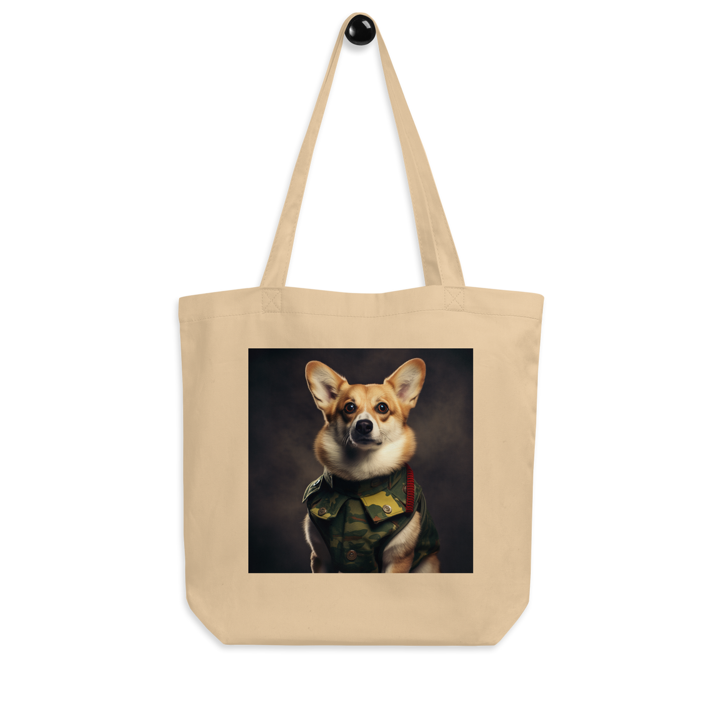 Pembroke Welsh Corgi Military Person Eco Tote Bag