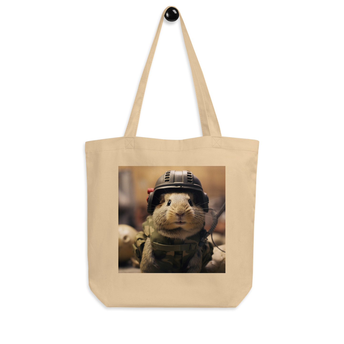 Guinea Pigs Military Person Eco Tote Bag