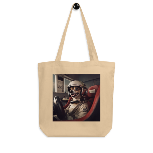 Chihuahua F1 Car Driver Eco Tote Bag