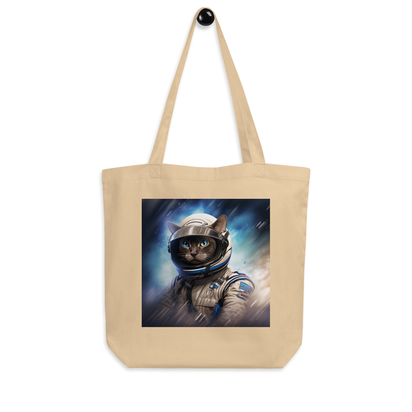 Siamese F1 Car Driver Eco Tote Bag