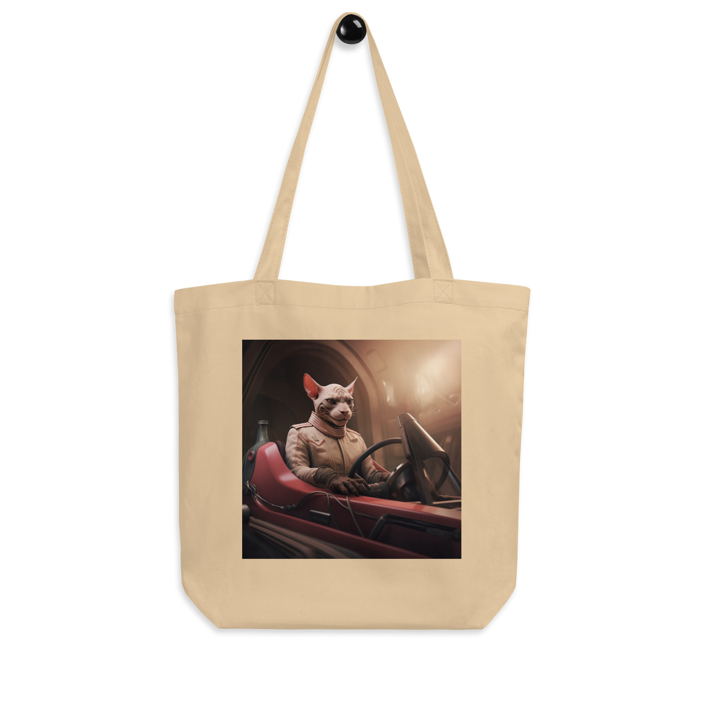 Sphynx F1 Car Driver Eco Tote Bag