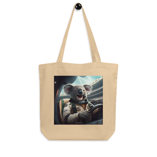 Koala F1 Car Driver Eco Tote Bag