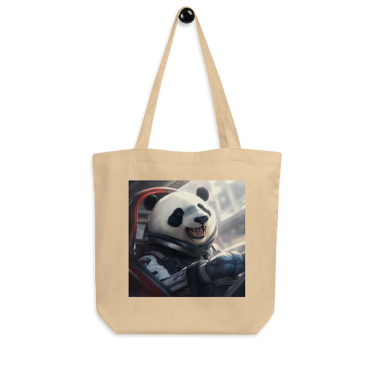 Panda F1 Car Driver Eco Tote Bag