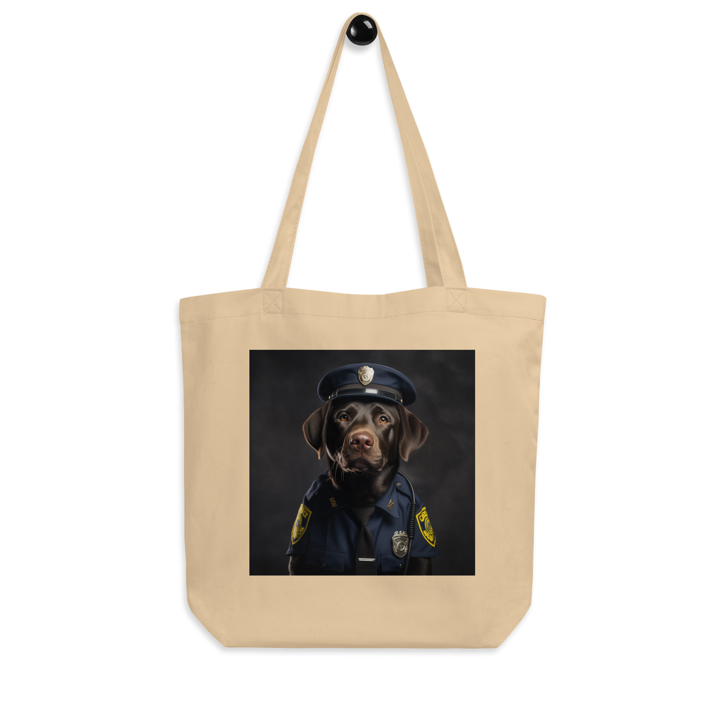 Labrador Retriever Police Officer Eco Tote Bag