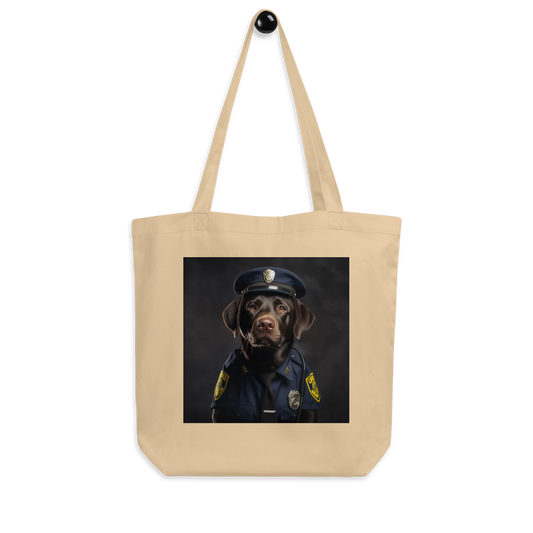 Labrador Retriever Police Officer Eco Tote Bag