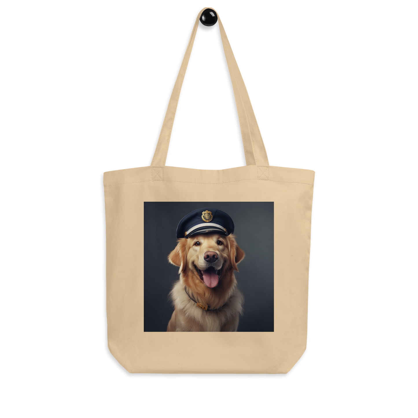 Golden Retriever Police Officer Eco Tote Bag