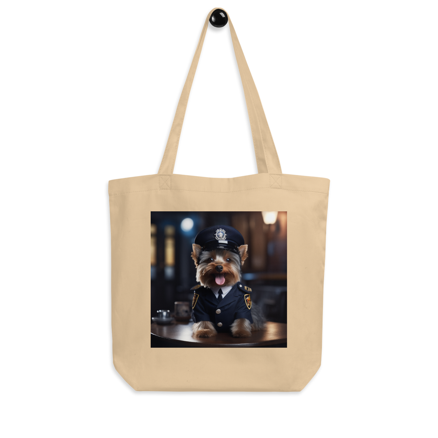 Yorkshire Terrier Police Officer Eco Tote Bag