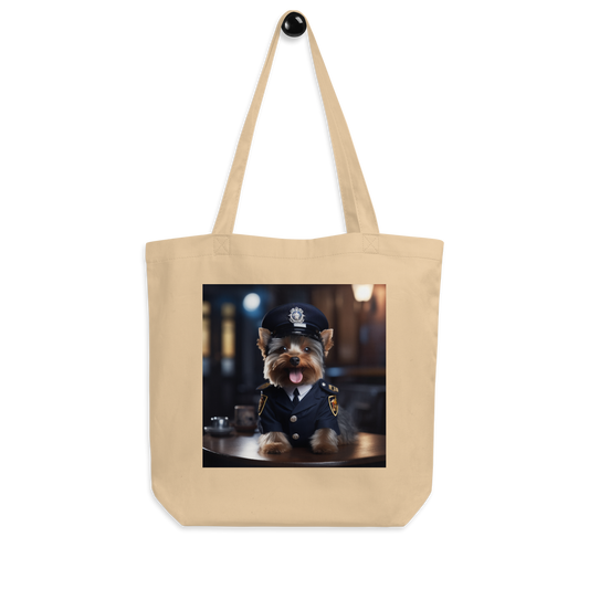 Yorkshire Terrier Police Officer Eco Tote Bag