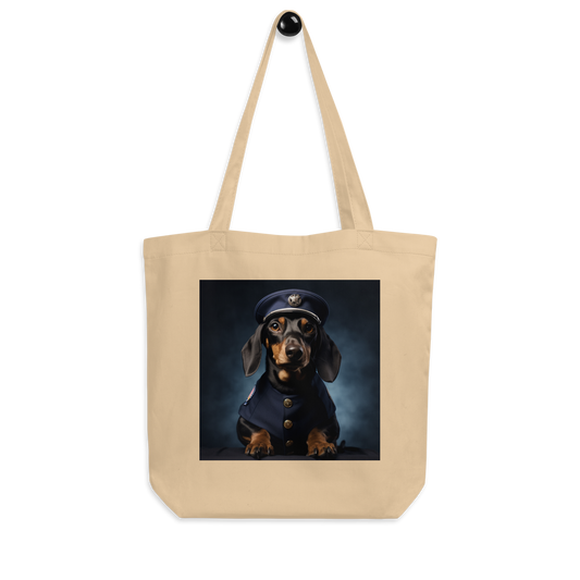 Dachshund Police Officer Eco Tote Bag