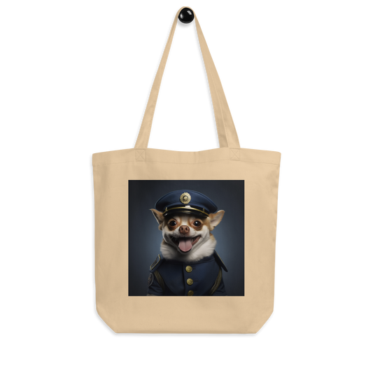 Chihuahua Police Officer Eco Tote Bag