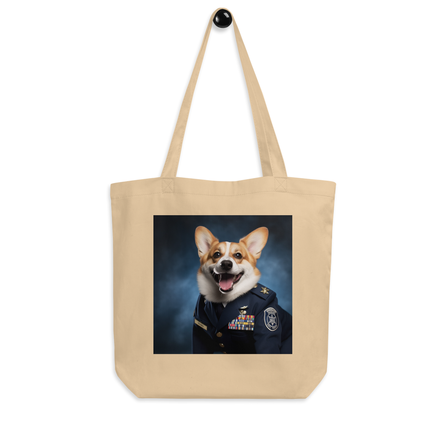 Pembroke Welsh Corgi Police Officer Eco Tote Bag