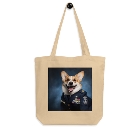 Pembroke Welsh Corgi Police Officer Eco Tote Bag