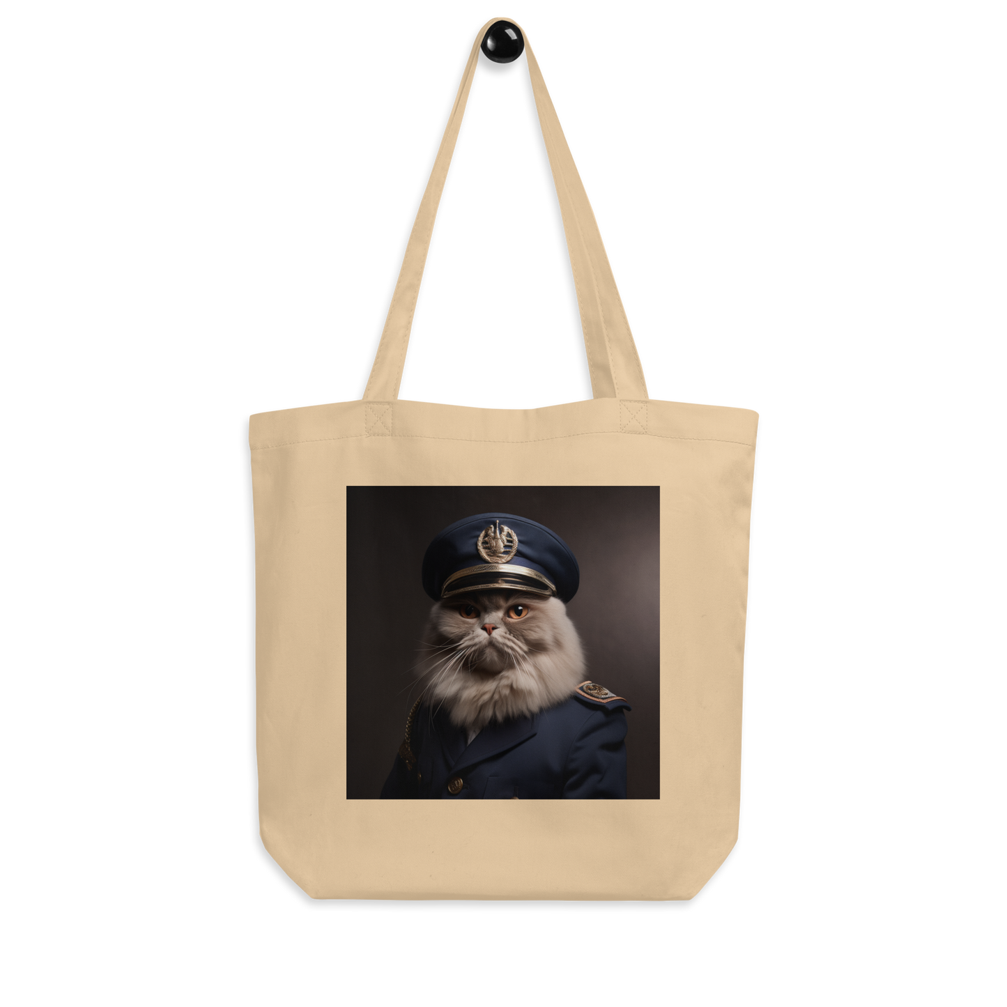 Maine Coon Police Officer Eco Tote Bag