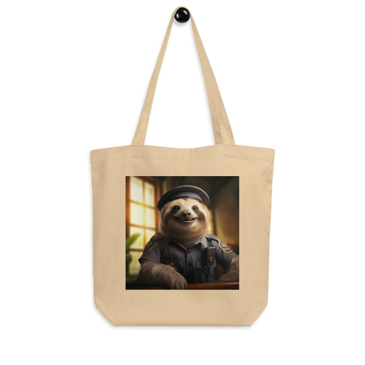 Sloth Police Officer Eco Tote Bag