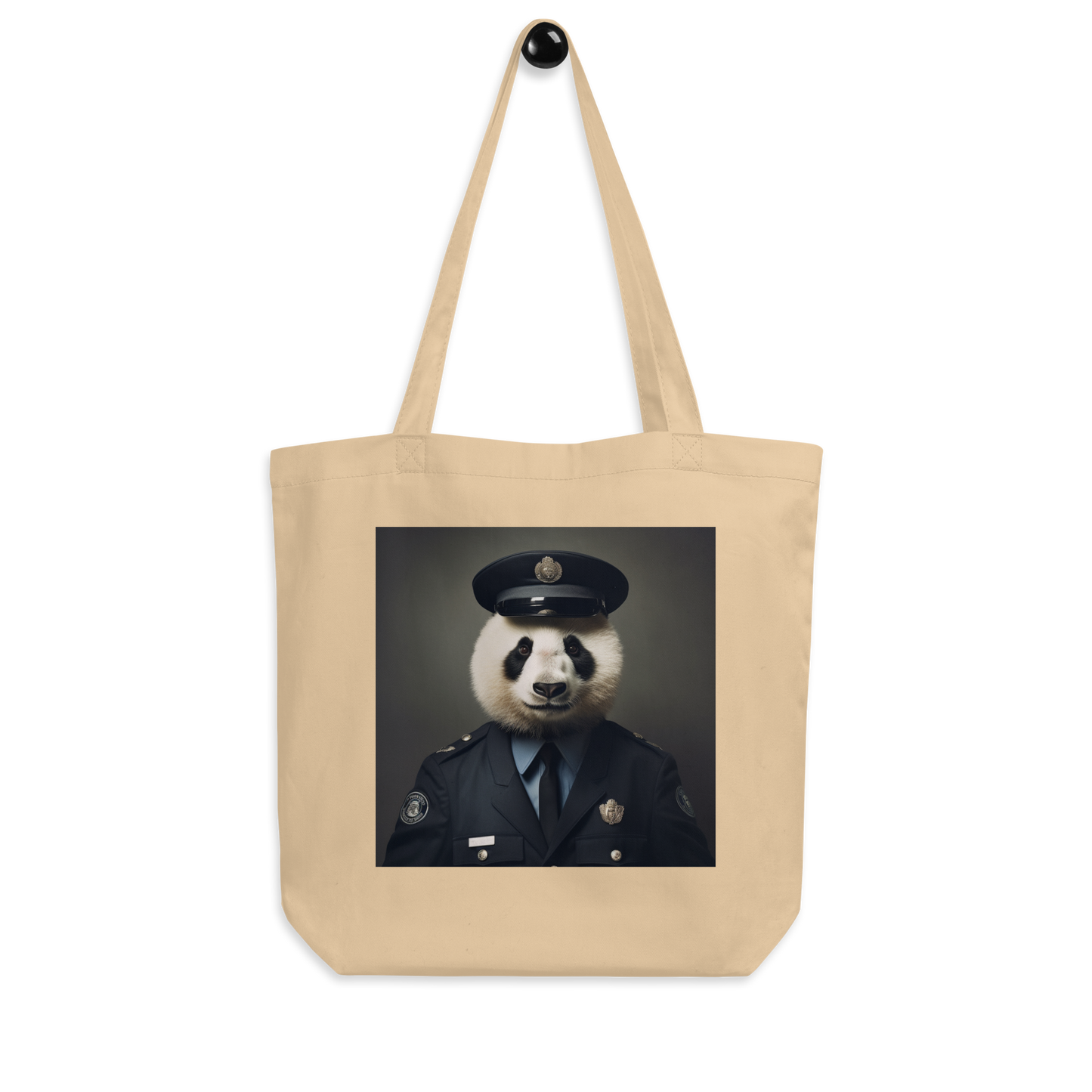 Panda Police Officer Eco Tote Bag