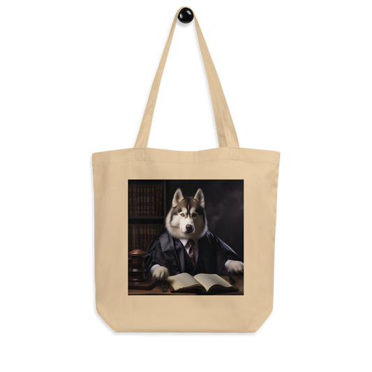 Siberian Husky Lawyer Eco Tote Bag