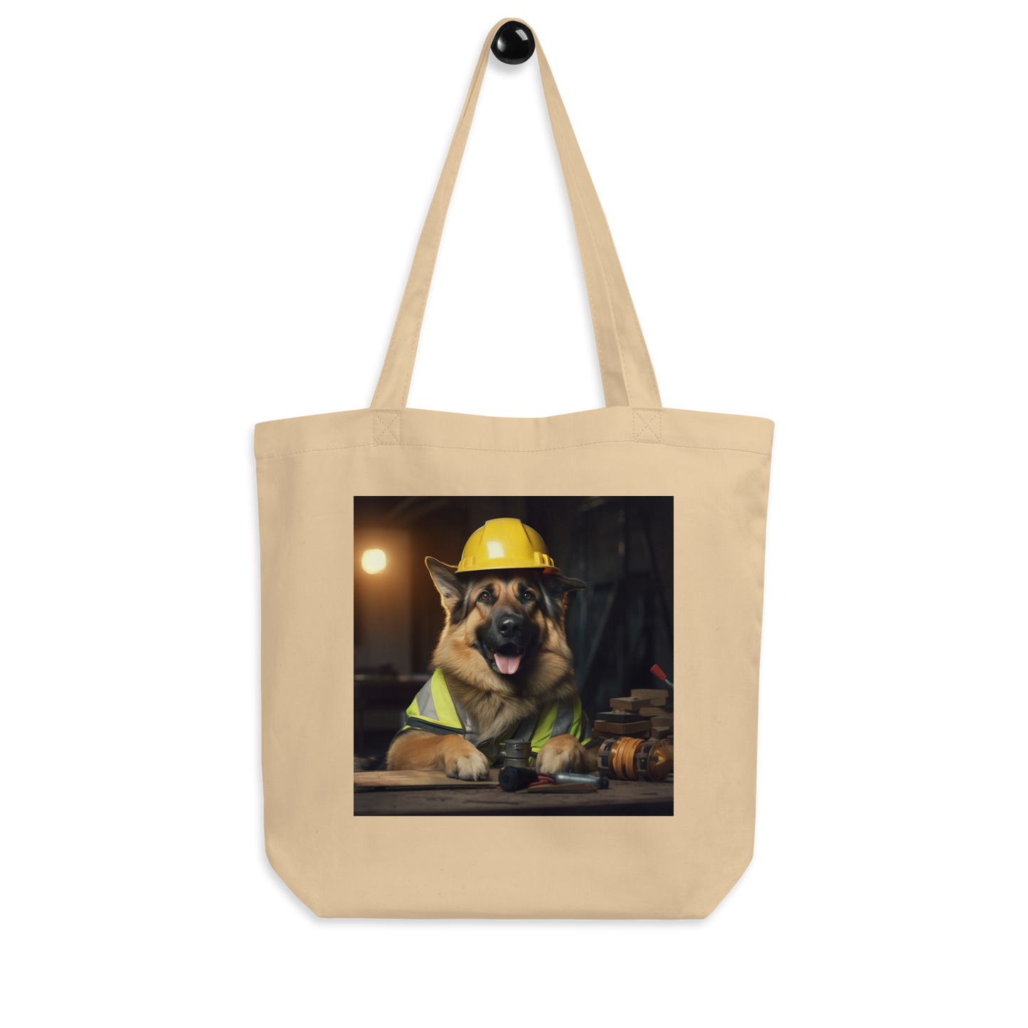 German Shepherd Engineer Eco Tote Bag