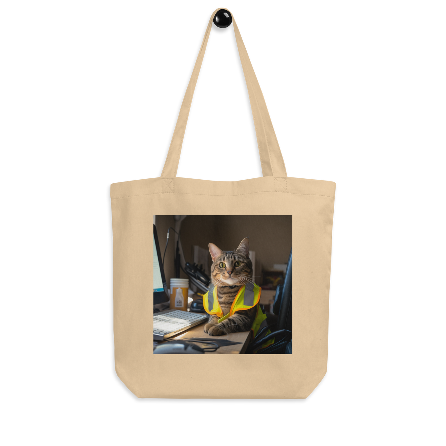 Domestic Shorthair Engineer Eco Tote Bag