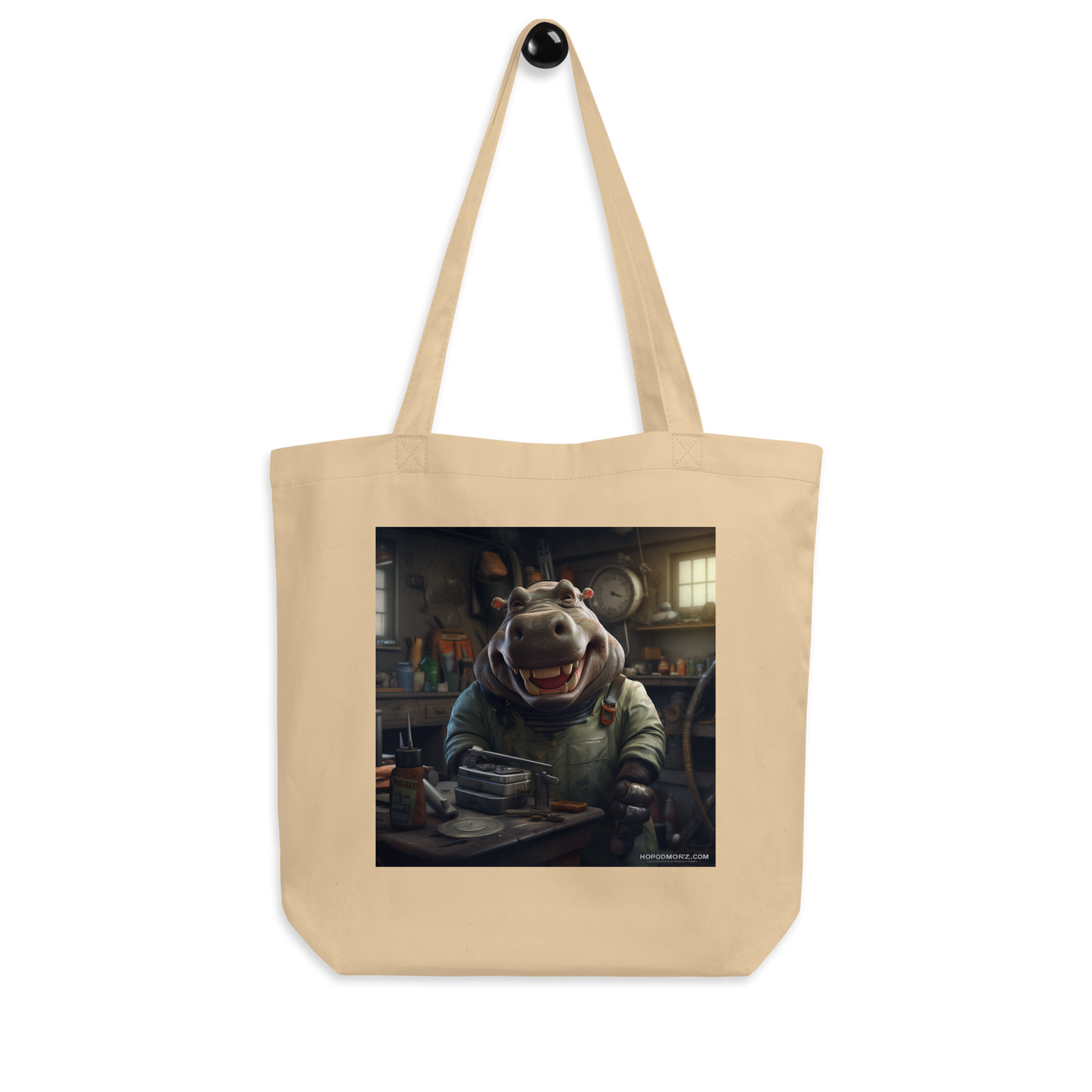 Hippo Engineer Eco Tote Bag