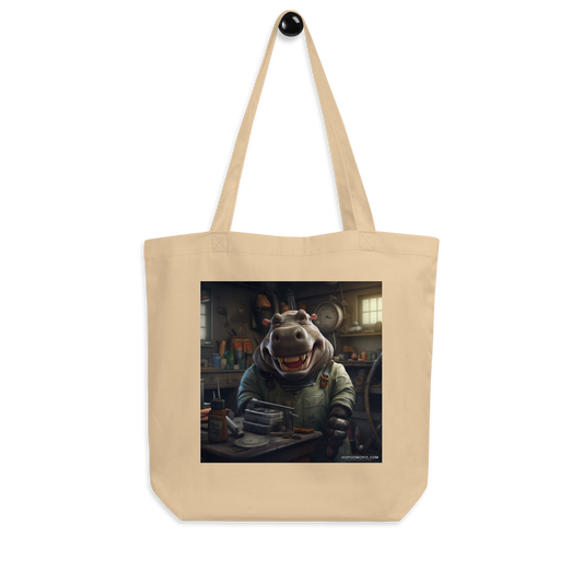 Hippo Engineer Eco Tote Bag