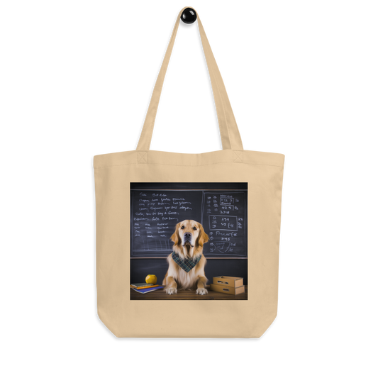 Golden Retriever Teacher Eco Tote Bag