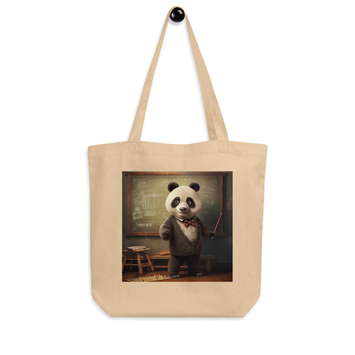 Panda Teacher Eco Tote Bag