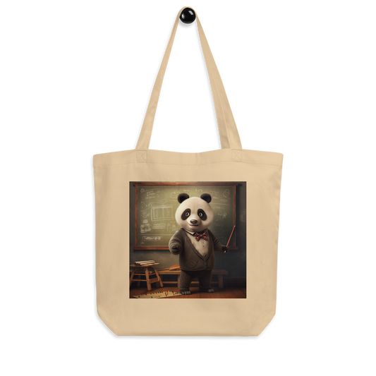 Panda Teacher Eco Tote Bag