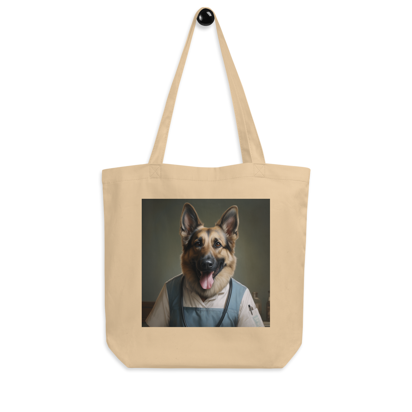 German Shepherd Nurse Eco Tote Bag