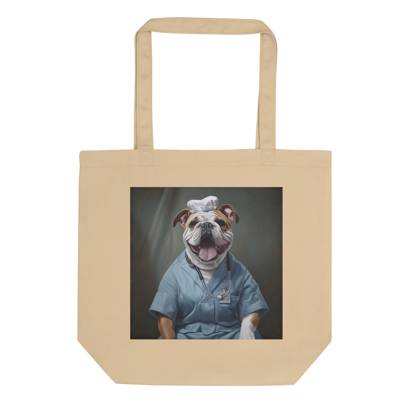 Bulldog Nurse Eco Tote Bag