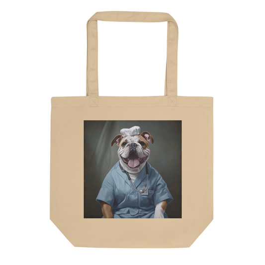 Bulldog Nurse Eco Tote Bag