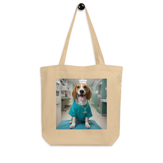 Beagle Nurse Eco Tote Bag