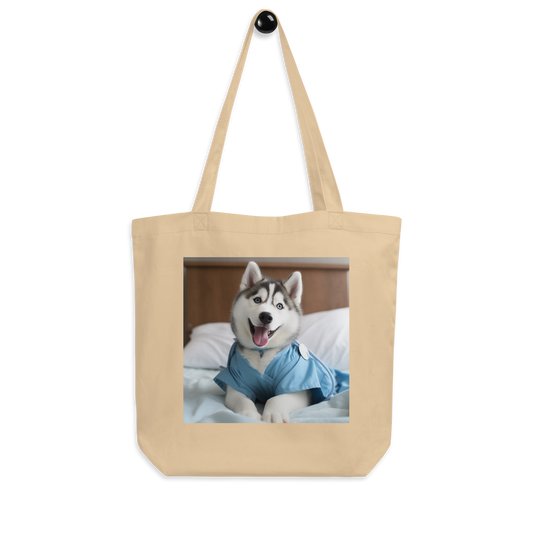 Siberian Husky Nurse Eco Tote Bag