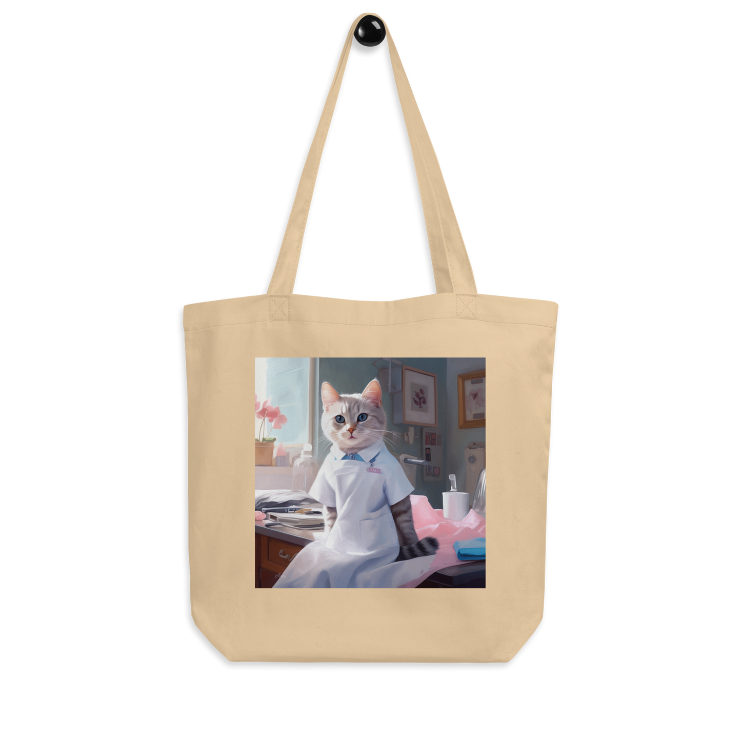 Domestic Shorthair Nurse Eco Tote Bag