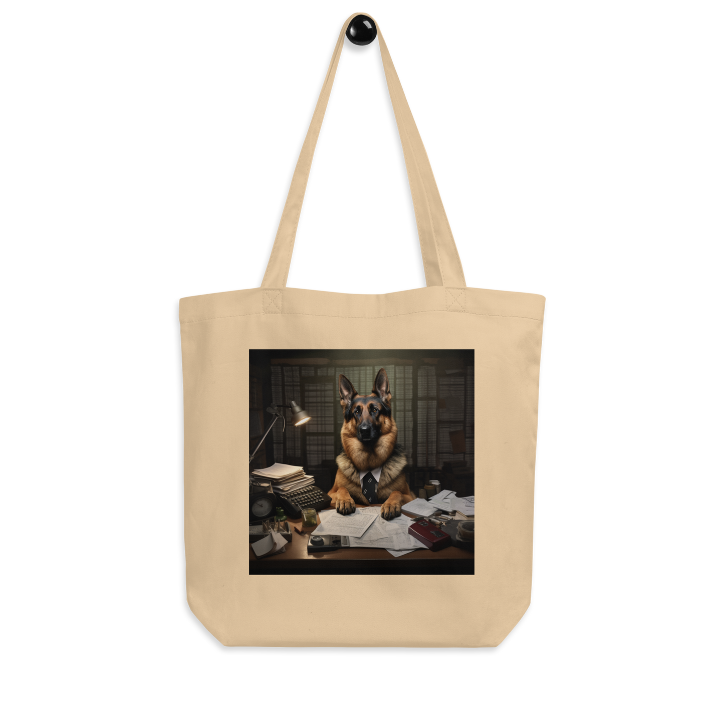 German Shepherd Accountant Eco Tote Bag