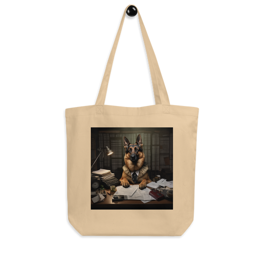 German Shepherd Accountant Eco Tote Bag