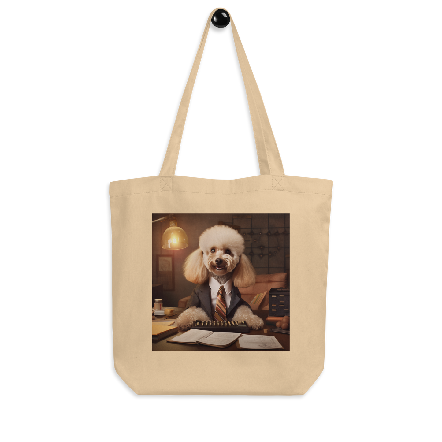 Poodle Accountant Eco Tote Bag