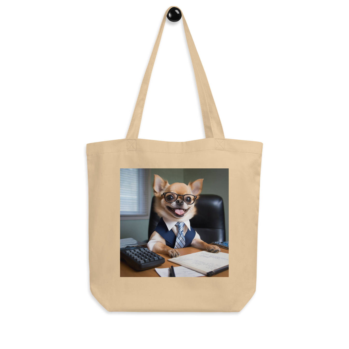 Chihuahua Accountant Eco Tote Bag