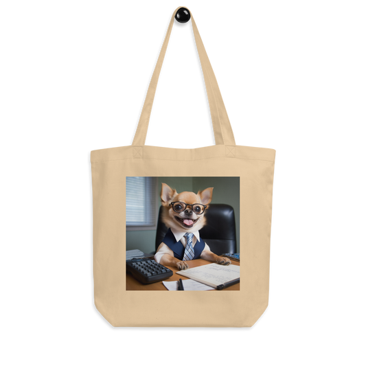 Chihuahua Accountant Eco Tote Bag