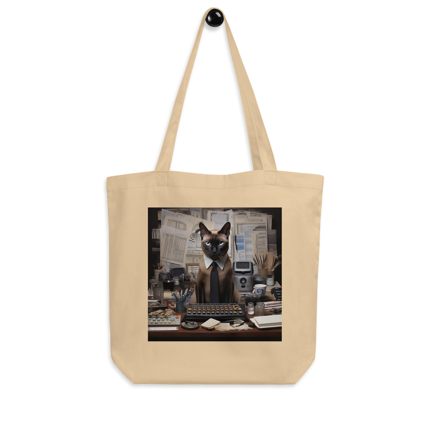 Siamese Accountant Eco Tote Bag