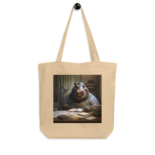 Hippo Accountant Eco Tote Bag