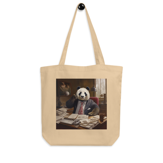 Panda Accountant Eco Tote Bag