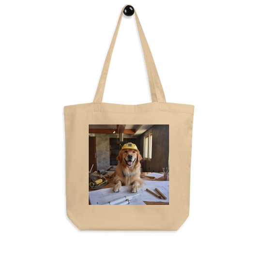 Golden Retriever Architect Eco Tote Bag