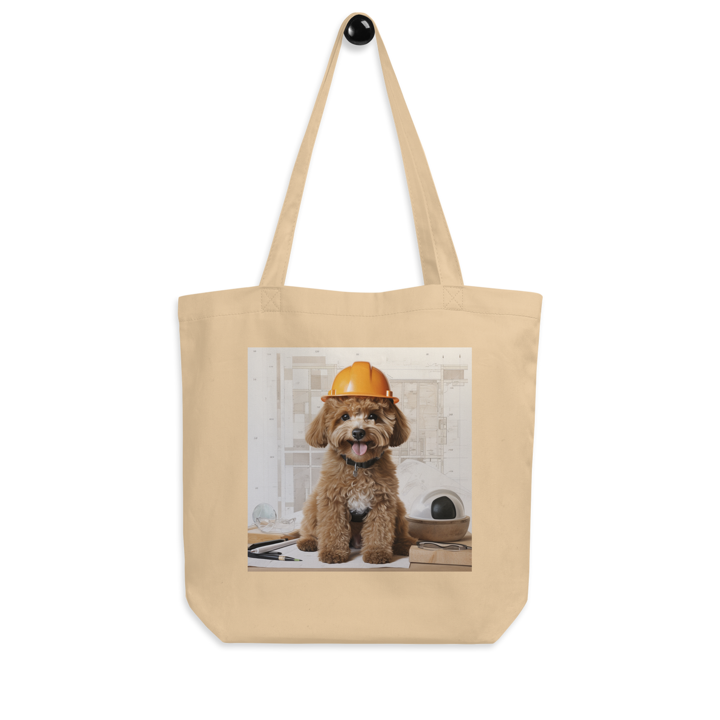 Poodle Architect Eco Tote Bag