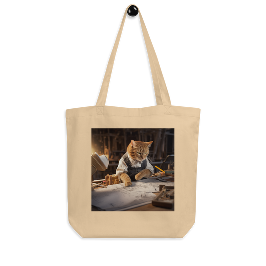 Domestic Shorthair Architect Eco Tote Bag