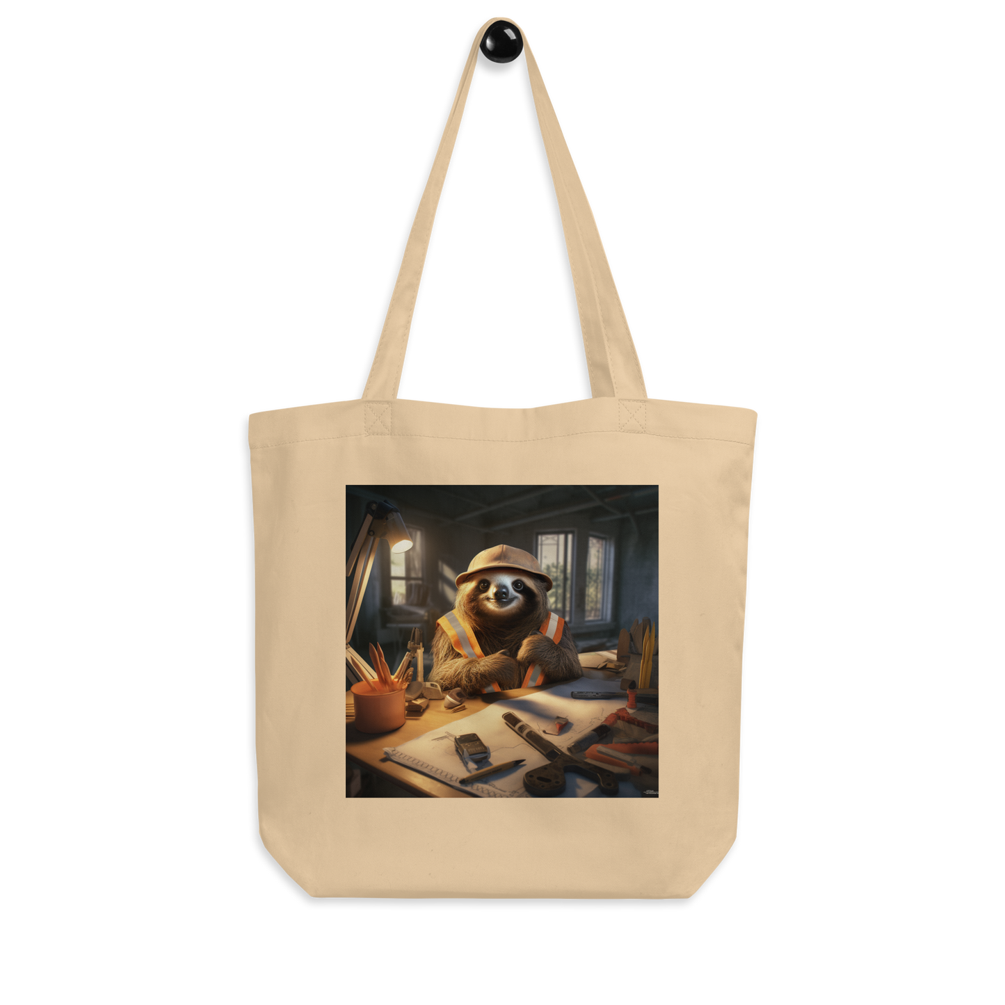 Sloth Architect Eco Tote Bag