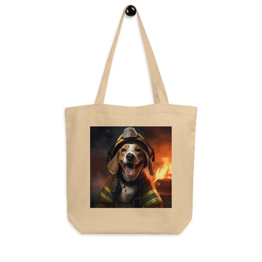 Beagle Firefighter Eco Tote Bag