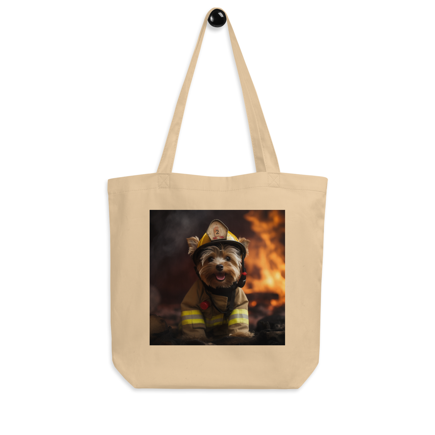 Yorkshire Terrier Firefighter Eco Tote Bag