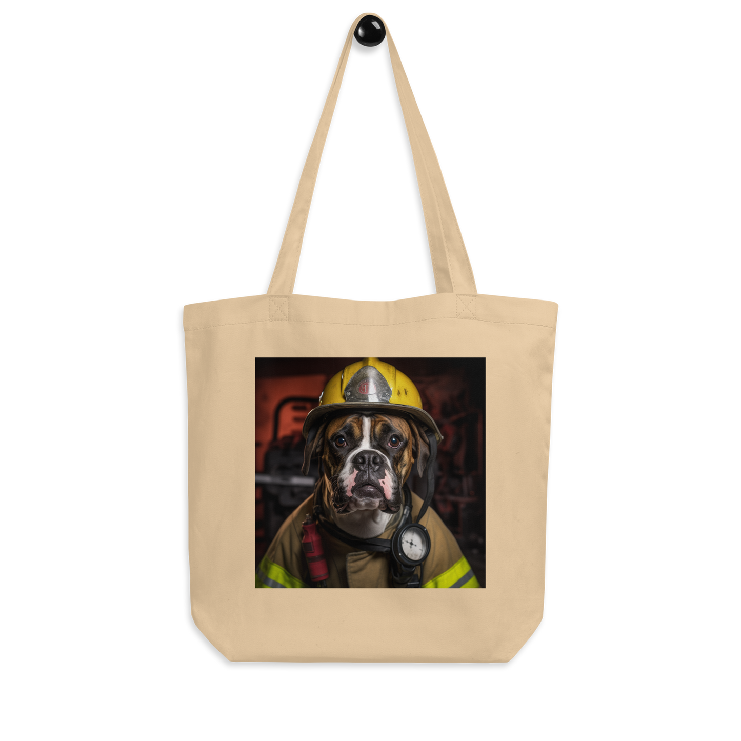 Boxer Firefighter Eco Tote Bag