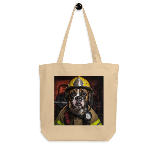 Boxer Firefighter Eco Tote Bag